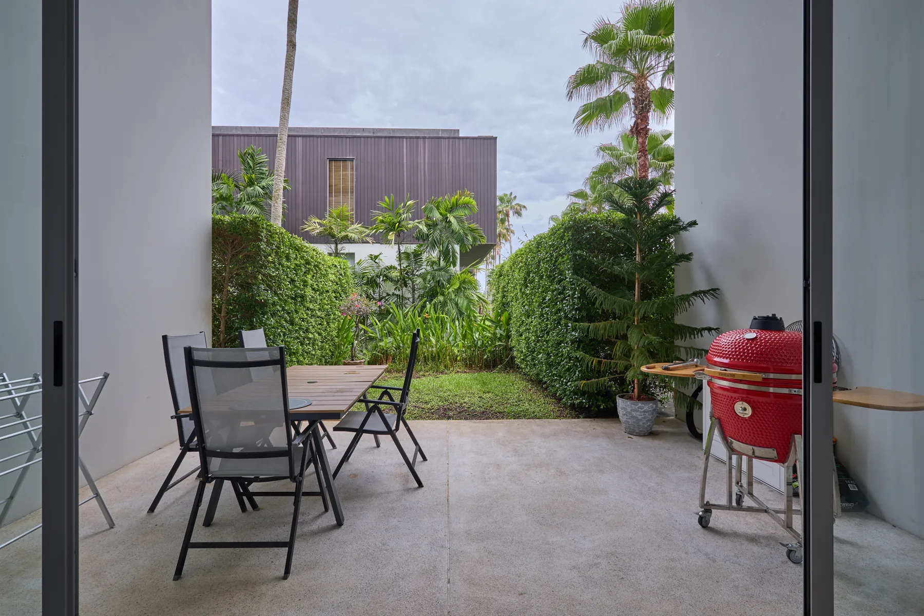 Private terrace and garden